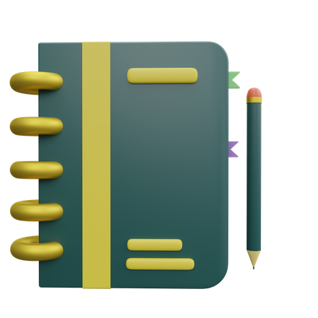 Carnet de notes  3D Icon