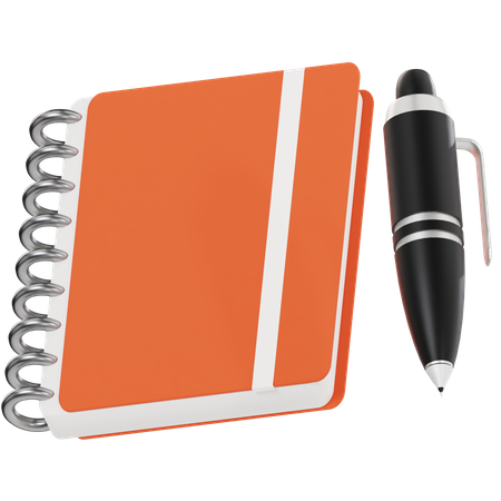 Carnet de notes  3D Icon