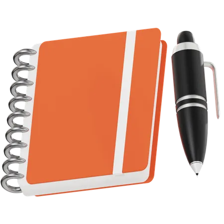 Carnet de notes  3D Icon