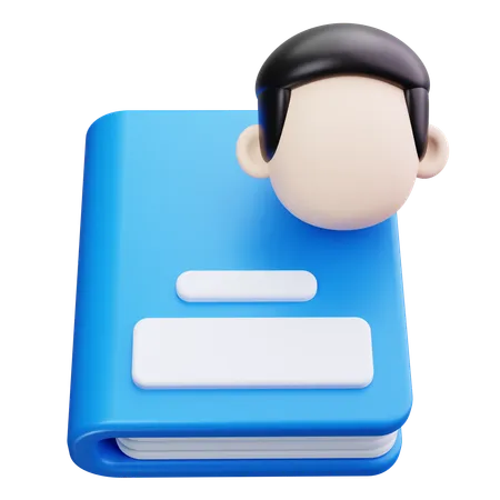 Carnet d'adresses  3D Icon