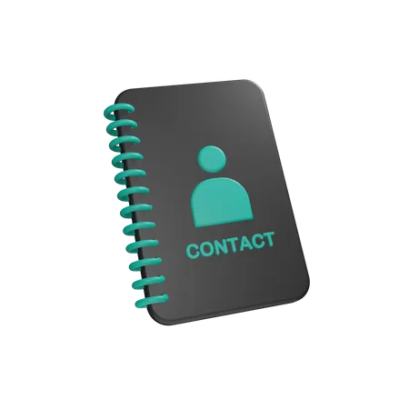 Carnet de contacts  3D Icon