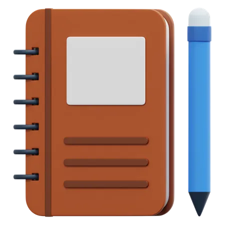 Carnet de croquis  3D Icon