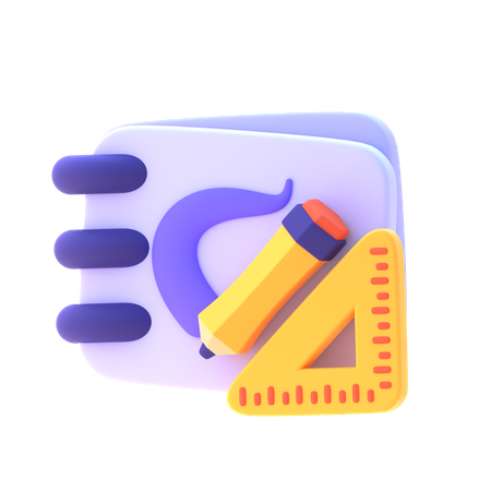 Carnet de croquis  3D Icon