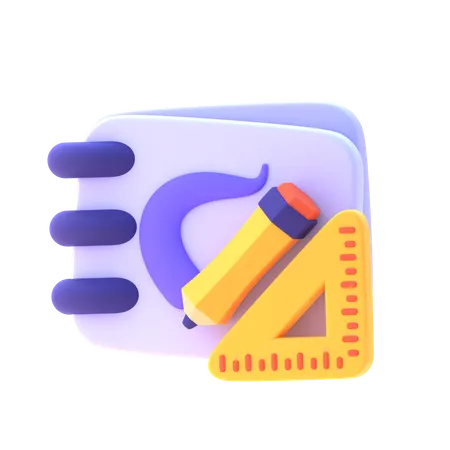 Carnet de croquis  3D Icon