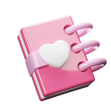 Cahier de la Saint-Valentin  3D Icon