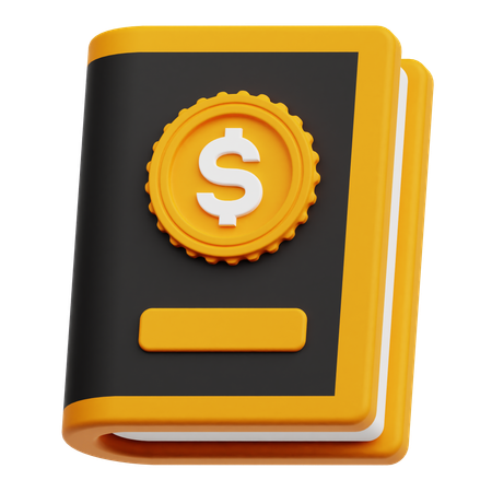 Carnet financier  3D Icon