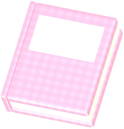 Carnet rose  3D Icon