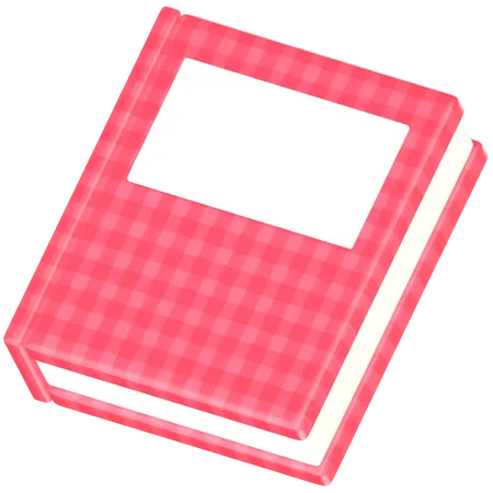 Carnet rouge  3D Icon