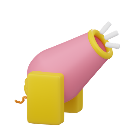 Carnival Cannon  3D Icon