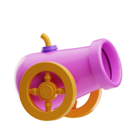 Carnival Cannon  3D Icon