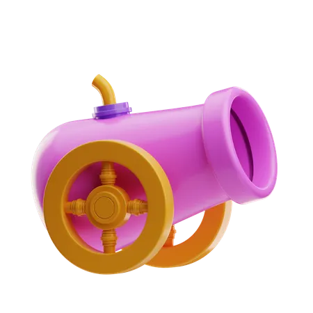 Carnival Cannon  3D Icon