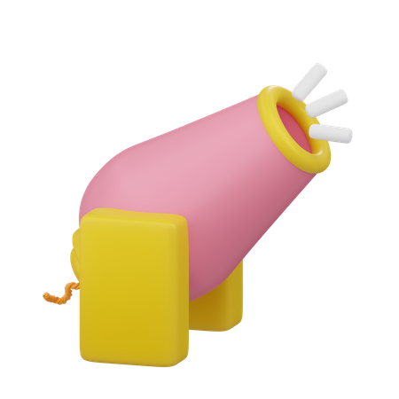 Carnival Cannon  3D Icon