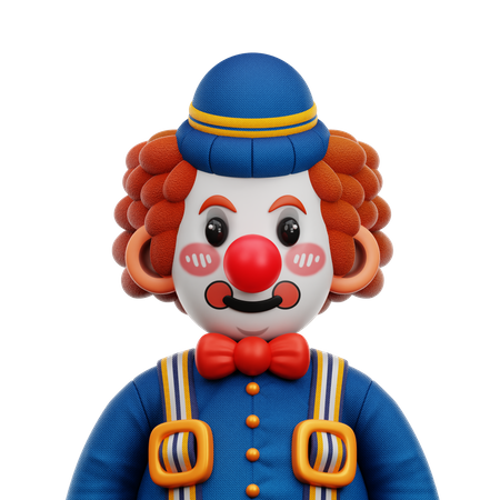 Carnival Clown  3D Icon