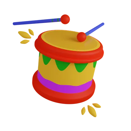 Carnival Drum  3D Icon