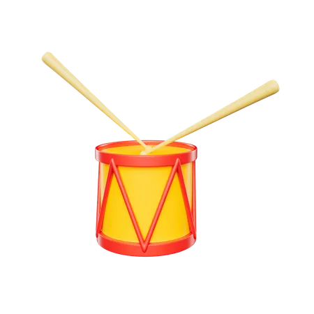 Carnival Drum  3D Icon