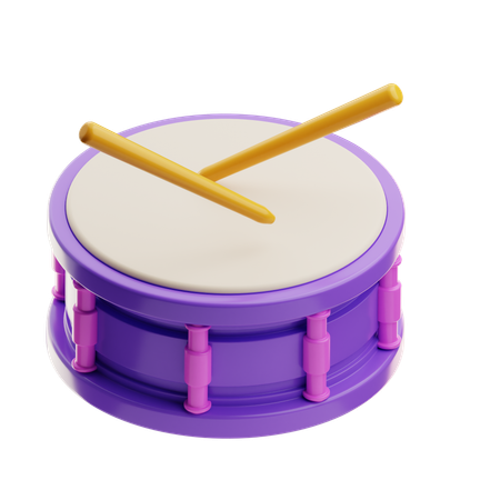 Carnival Drum  3D Icon