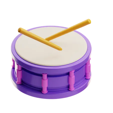 Carnival Drum  3D Icon