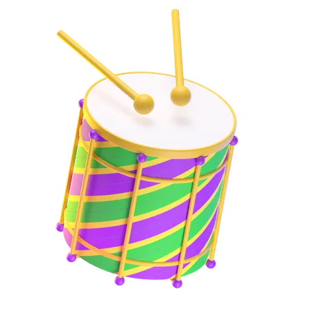 Carnival Drum  3D Icon