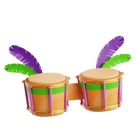 Carnival Drum  3D Icon