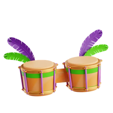 Carnival Drum  3D Icon