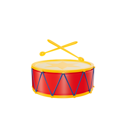 Carnival Drum  3D Icon