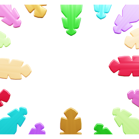 Carnival Feathers  3D Icon