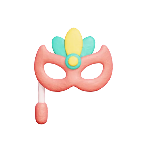 Carnival Mask Carnival Amusement Park 3 D Rendering 3D Icon