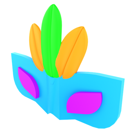 Carnival Mask  3D Icon