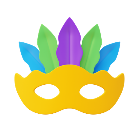 Carnival Mask  3D Icon