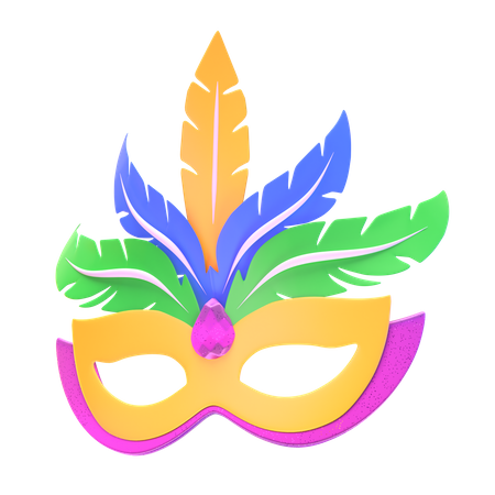 Carnival Mask  3D Icon