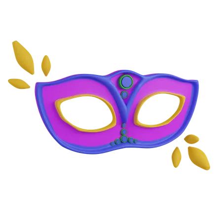 Masquerade 3 D Illustration Contains PNG BLEND GLTF And OBJ Files 3D Icon