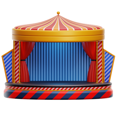 Carnival Stage  3D Icon