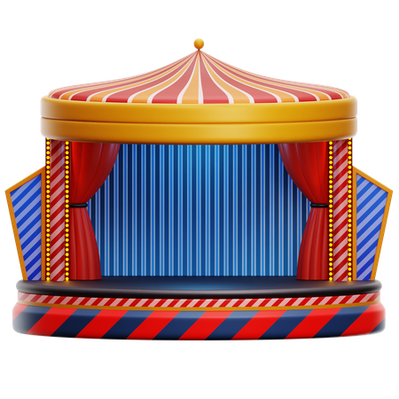 Carnival Stage  3D Icon