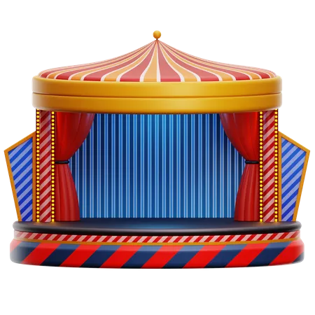Carnival Stage  3D Icon