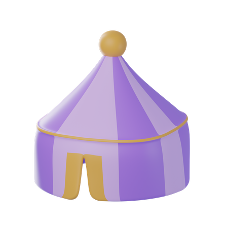 Carnival Tent  3D Icon