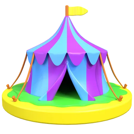 Carnival Tent  3D Icon