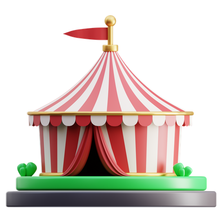 Carnival Tent  3D Icon