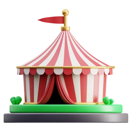 Carnival Tent  3D Icon