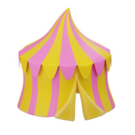 Carnival Tent  3D Icon