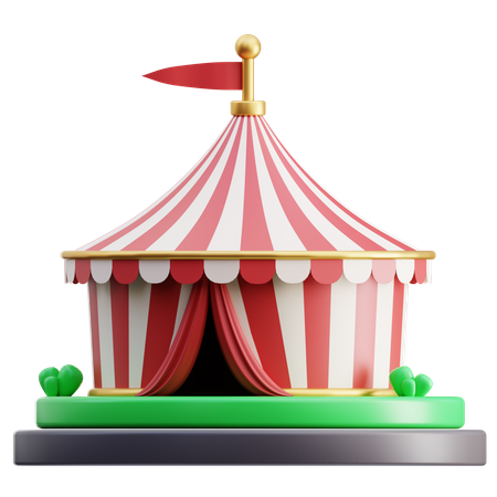 Carnival Tent  3D Icon
