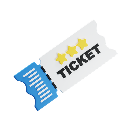 Carnival ticket  3D Icon