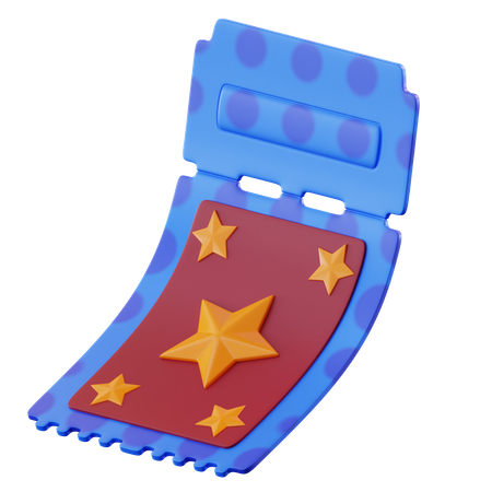 カーニバルチケット  3D Icon