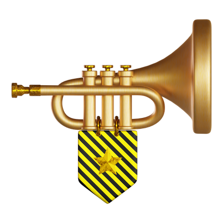 Carnival Trumpet  3D Icon