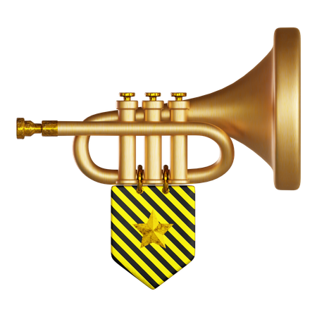 Carnival Trumpet  3D Icon