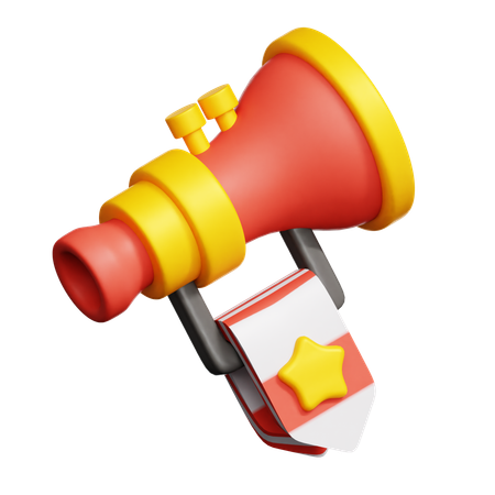 Carnival Trumpet  3D Icon