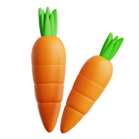 Carota  3D Icon