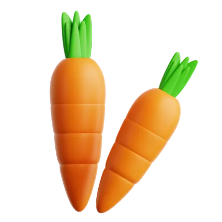 Carota  3D Icon