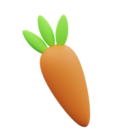 Carotte  3D Illustration