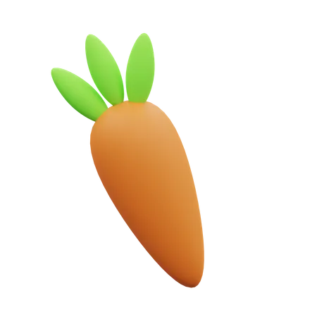 Carotte  3D Illustration