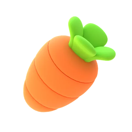 Carotte  3D Icon